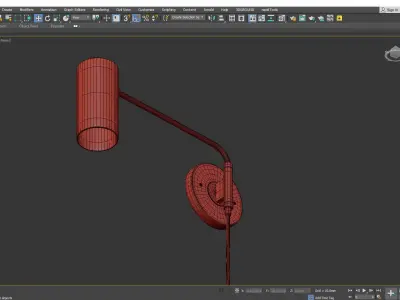 Envoy Swing Plug In Sconce Low-poly 3D model