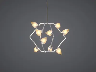 Bec Brittain Seed Chandelier 01 3D model