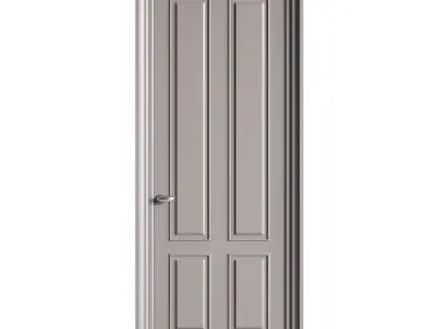 Modern entrance door 79 3D model