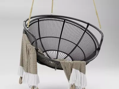 Solar Hanging Chair 3D model
