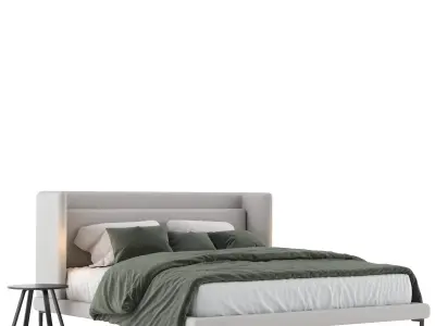  BoConcept Austin Bed Low-poly 3D model