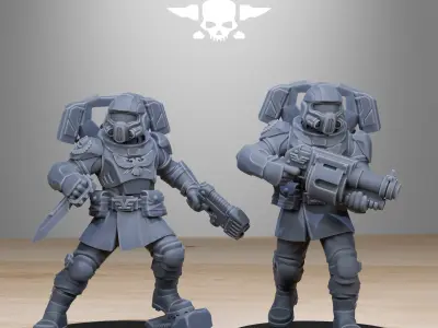 Vaskar Jump Squad 3D print model