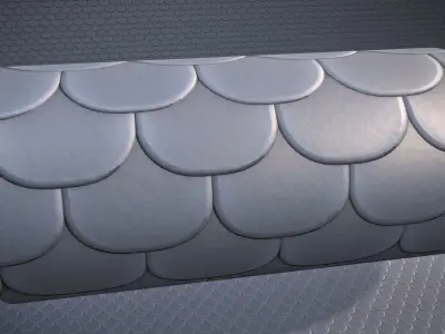 Roof Tiles 1 Texture Set 31 Low-poly 3D model