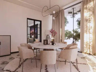 HOUSE INTERIOR AND EXTERIOR 3D model purchase