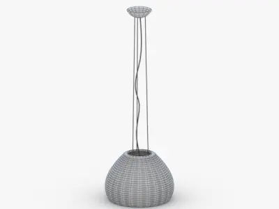 1493 - Hanging Lamp Low-poly 3D model