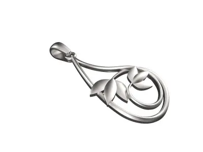 Wirework Drop Pendant 3D print model