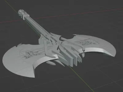 Optimus Prime Axe of Leadership 3D print model