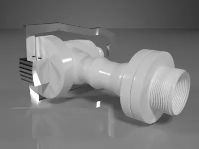 Tap for water filter 3D model