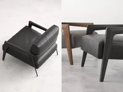 Cecile Armchair 3D model