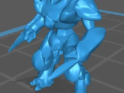 Starcraft Zealot 3D print model
