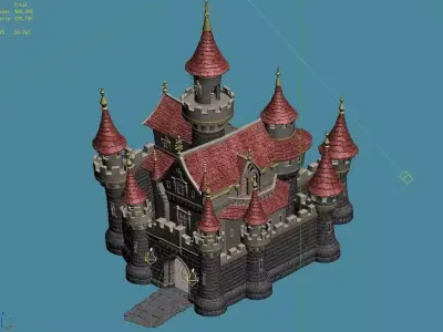 Snow White - Castle 03 3D model