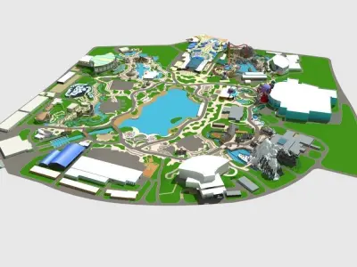Amusement Park 3D model