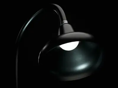 Modern Lamp Low-poly 3D model 4
