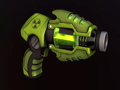 Sci-Fi Gun - Nuclear 3D model