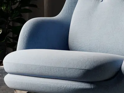 FRI JH4DS Chair 3D model