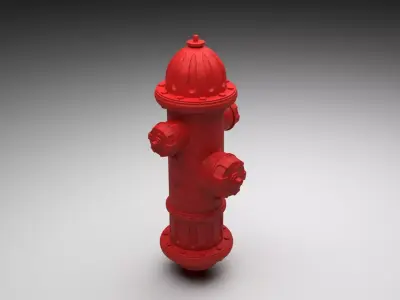 Fire Hydrant 3D model 2