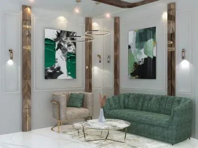 HALL INTERIOR  Free 3D model