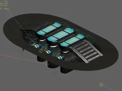 Satellite City Objects - Reserve Energy 12 3D model