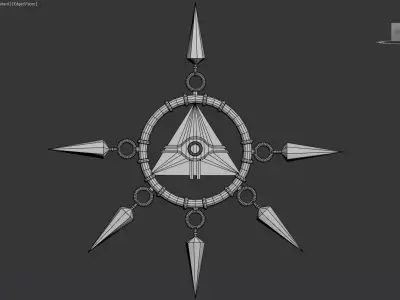 gama Props gameking Wisdom Millennium Wheel Low-poly 3D model