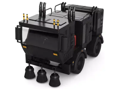 Street Sweeper 3D model