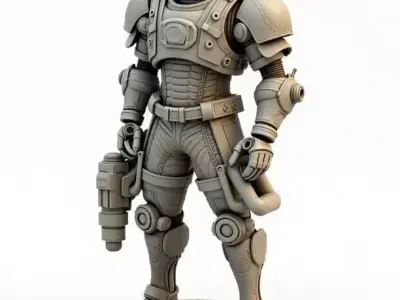 steampunk robotic 2 3D print model