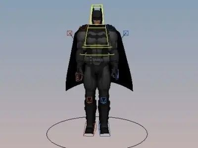 Batman Injustice God Among Us Rigged Low-poly 3D model
