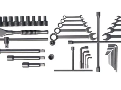 socket wrenches collections 3D model