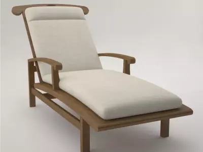 Pro - Lounge Long Chair FC257 3D model