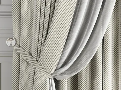 Curtain Set 510C 3D model