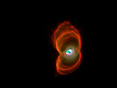 Hourglass Nebula 3D model