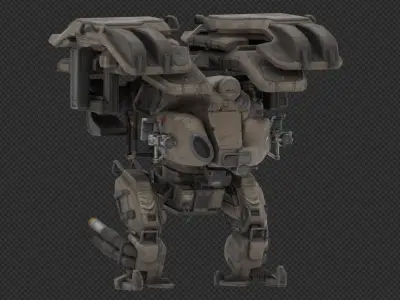 War Robot Character R04 3D model