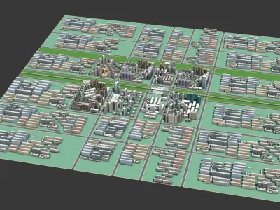 shu zhou railway station 3D model