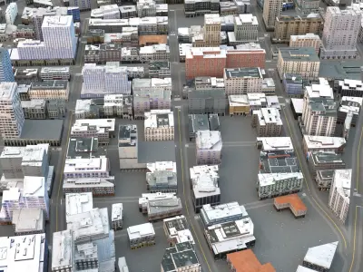 City 115 Low-poly 3D model