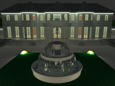 Statley Mansion 3D model
