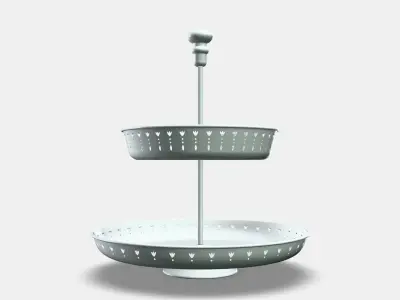 GARNERA Double decker serving stand Low-poly 3D model