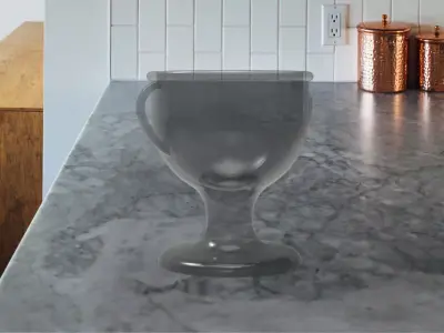 bear glass 3D model