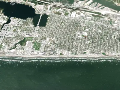 Cityscape Galveston USA 3D model