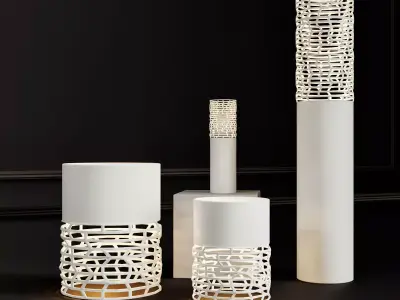 Pvc Pipe Lamp Lamp 3D model