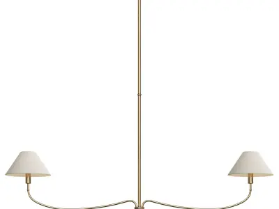 Griffin Grande Linear Chandelier 3D model