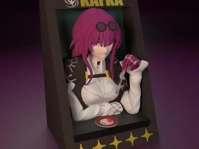 Kafka Light Cone from Honkai Star Rail  3D print model