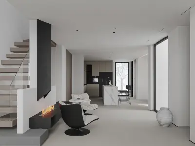  villa interior scenes 3D model purchase