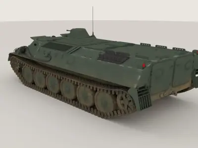MT-LB   Soviet-Russian APC 3D model