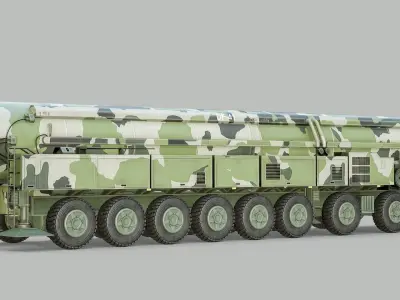  Dongfeng DF-41 Mobile Intercontinental Ballistic Missile PBR 