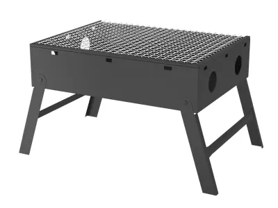 Portable BBQ Grill 3D Model 3D model