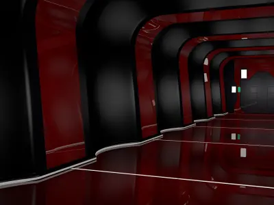 Sci Fi Tunnel  3D model