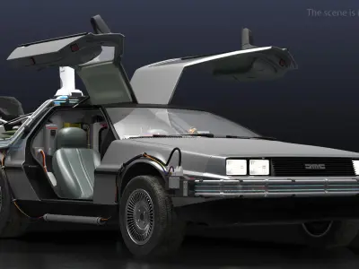  DeLorean DMC-12 Time Machine 