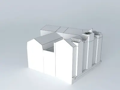 Riga Cesu street 43 Free 3D model