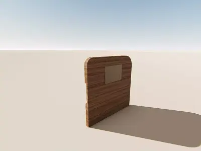DOOR 3D wooden shelf 3D print model