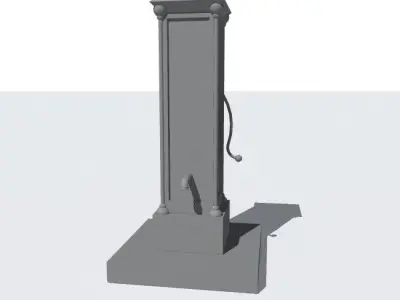 water pump 3D model