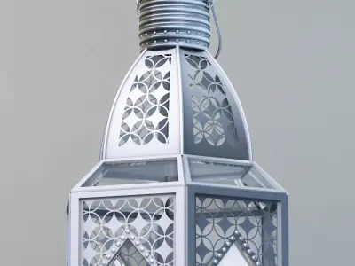 Lantern Moroccan Style Large 3D model